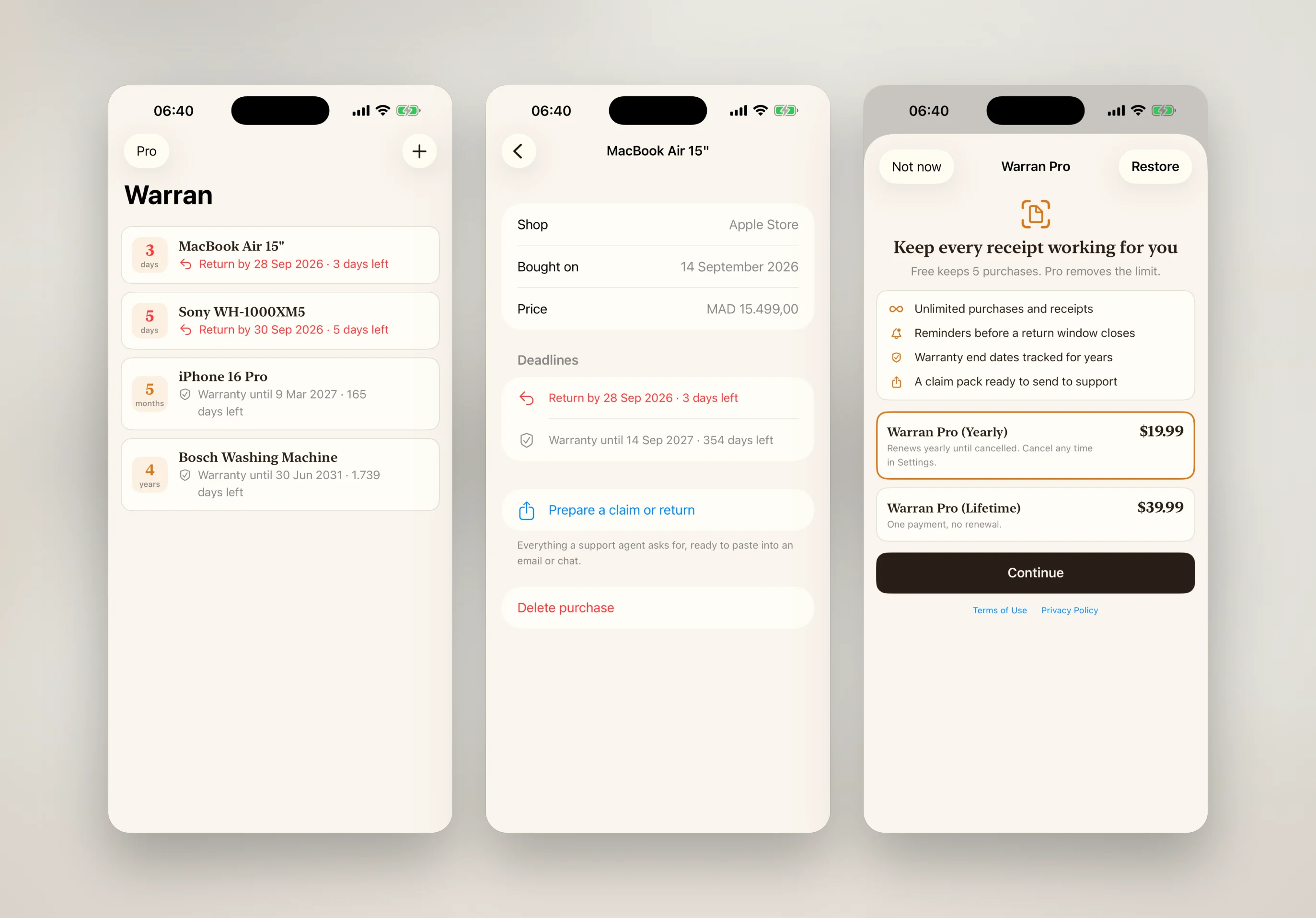 Warran by Develop Better Solutions